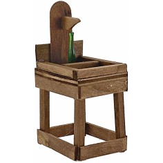 Banco tappa bottiglie in legno Mondo Presepi