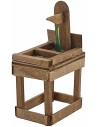 Wooden bottle stopper stand Mondo Presepi