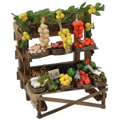 Puesto para belén con frutas y verduras Mondo Presepi