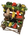 Puesto para belén con frutas y verduras Mondo Presepi