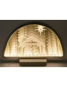 3D Nativity Scene and Three Wise Men with warm white light cm