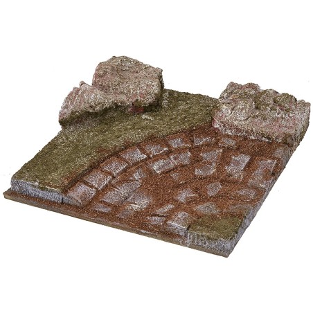 Curva per strada componibile cm 18x18x5 h