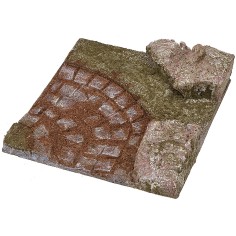 Curva per strada componibile cm 18x18x5 h Mondo Presepi 2