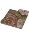Curva per strada componibile cm 18x18x5 h Mondo Presepi