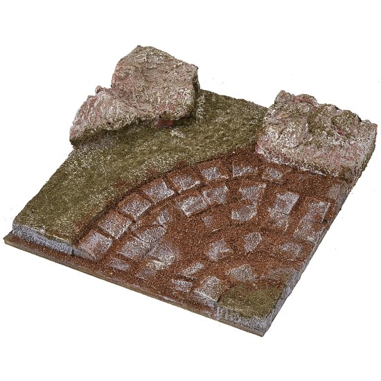 Curva per strada componibile cm 18x18x5 h