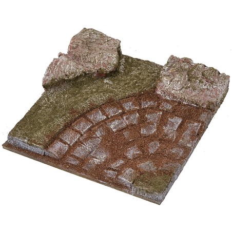 Curva per strada componibile cm 18x18x5 h