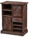 Aparador de madera envejecida cm 10x5,8x13 h