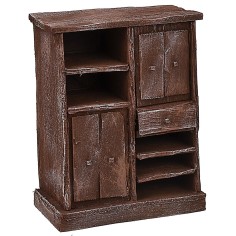 Credenza in legno antichizzato cm 10x5,8x13h 2