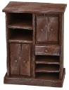 Credenza in legno antichizzato cm 10x5,8x13 h Mondo Presepi