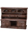 Credenza in legno antichizzato cm 15,1x4,8x11,7 h Mondo Presepi