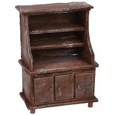 Aparador de madera envejecida cm 10x5,7x14,1 h Mundo Belenes 2