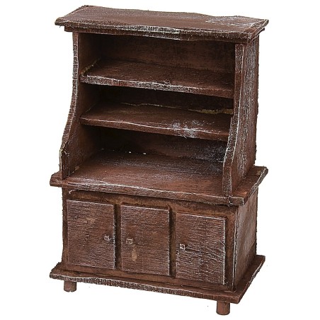Aparador de madera envejecida cm 10x5,7x14,1 h Mundo Belenes