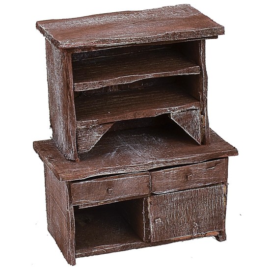 Credenza in legno antichizzato cm 11x6x13 h