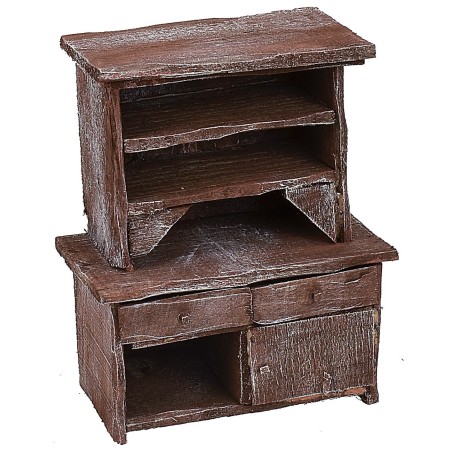 Credenza in legno antichizzato cm 11x6x13 h