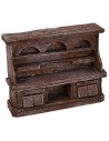 Credenza in legno antichizzato cm 9x2,5x7,5 h Mondo Presepi