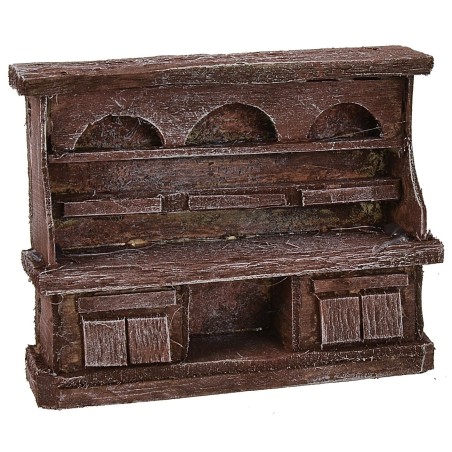 Credenza in legno antichizzato cm 9x2,5x7,5 h