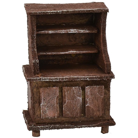 Credenza in legno antichizzato cm 5x3x7,5 h