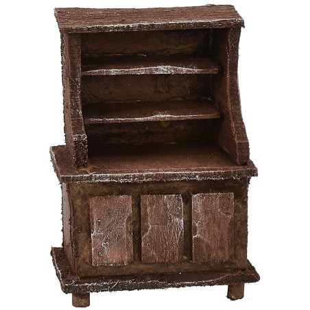 Credenza in legno antichizzato cm 5x3x7,5 h