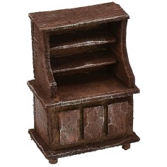 Credenza in legno antichizzato cm 5x3x7,5 h Mondo Presepi 2