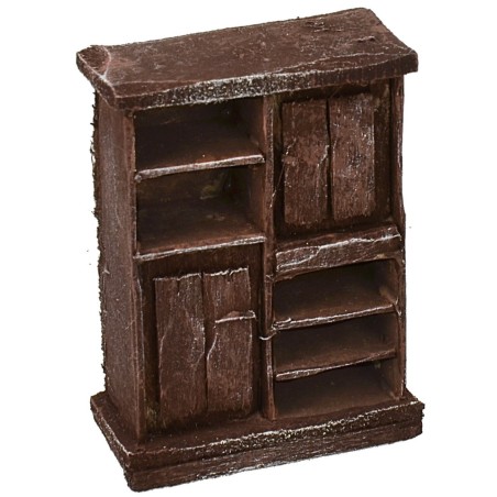 Mueble de cocina de madera envejecida cm 5x2,5x6,5 h Mundo