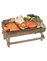 Banchetto con pesce assortito cm 9,5x5,7x5,5 h