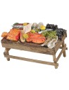 Banchetto con pesce assortito cm 9,5x5,7x5,5 h