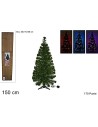 Árbol de fibra óptica multicolor h 150 cm con 178 puntas