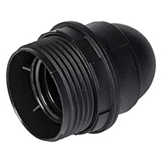 Portalampade E27 con ghiera