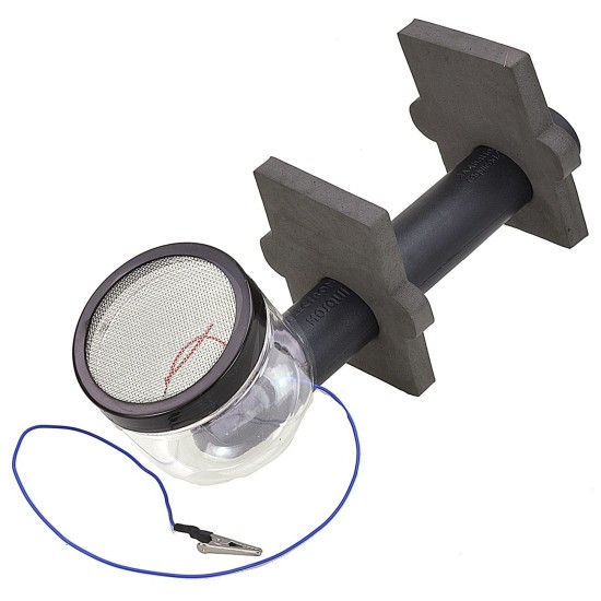 Realistic effect electrostatic weed diffuser with wires