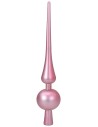 Puntale cm 30 rosa satinato Natale