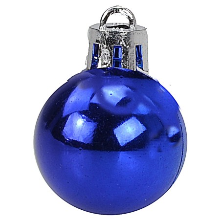 Set 10 palline blu ø 3 cm per albero di Natale