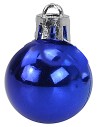 Juego de 10 bolas azules de ø 3 cm para árbol de Navidad.