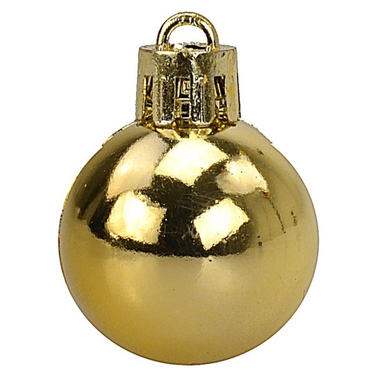 Juego de 10 bolas doradas de ø 3 cm para árbol de Navidad Mondo Presepi