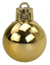 Juego de 10 bolas doradas de ø 3 cm para árbol de Navidad