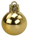Set 10 palline oro ø 3 cm per albero di Natale