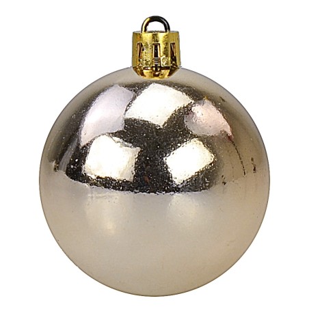 Set of 24 champagne balls ø 6-7 cm for Christmas tree