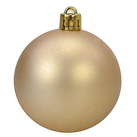 Set 24 palline champagne ø 6-7 cm per albero di Natale