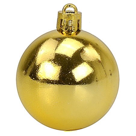 Juego de 20 bolas doradas ø 4-5-6 cm para árbol de Navidad