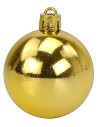 Juego de 20 bolas doradas ø 4-5-6 cm para árbol de Navidad