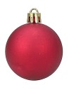 Conjunto de 20 bolas rojas ø 4-5-6 cm para árbol de Navidad