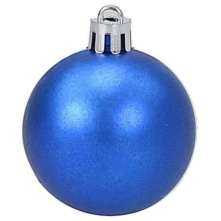 Conjunto de 20 bolas azules ø 4-5-6 cm para árbol de Navidad