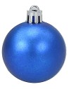 Conjunto de 20 bolas azules ø 4-5-6 cm para árbol de Navidad