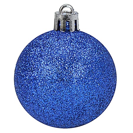 Set 20 palline blu ø 4-5-6 cm per albero di Natale Mondo Presepi