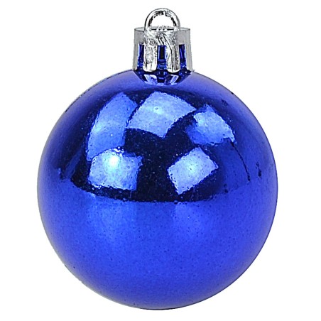 Set 20 palline blu ø 4-5-6 cm per albero di Natale