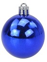 Set of 20 blue balls ø 4-5-6 cm for Christmas tree