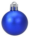 Set of 20 blue balls ø 4-5-6 cm for Christmas tree