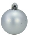 Set of 20 silver balls ø 4-5-6 cm for Christmas tree