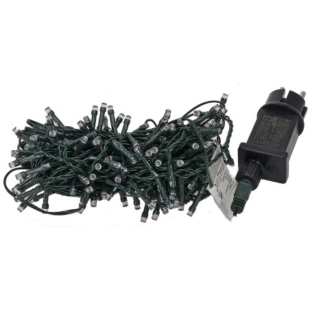 Chain of 180 warm white LEDs with plays of light for indoor and