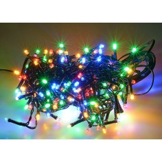 Chain of 180 multicolor LEDs with plays of light for indoor and
