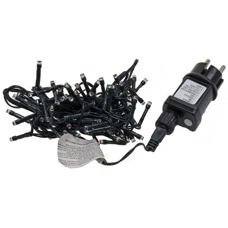 Catena 100 led colorati con giochi di luce per esterno e interno